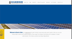 Desktop Screenshot of barriersolar.com